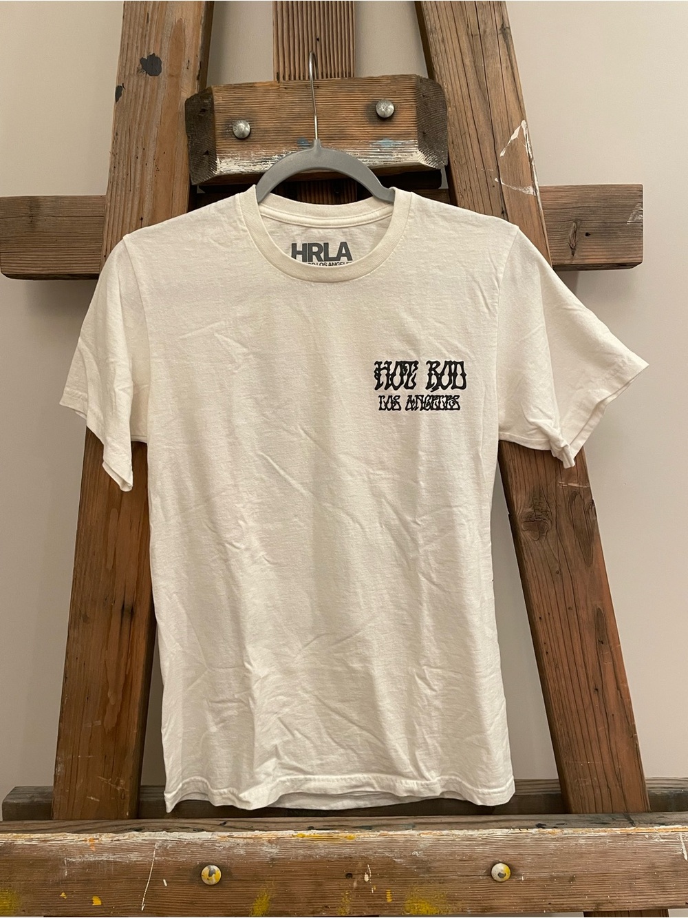 White 'Hot Rod Los Angeles' Graphic Tee